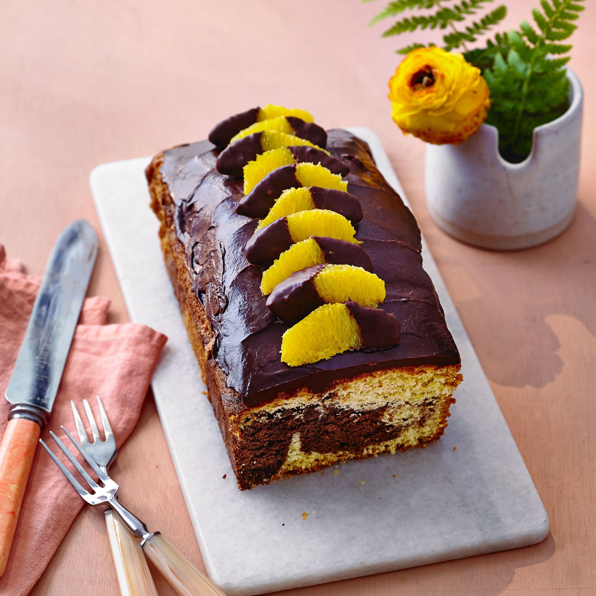 chocolate orange loaf cake