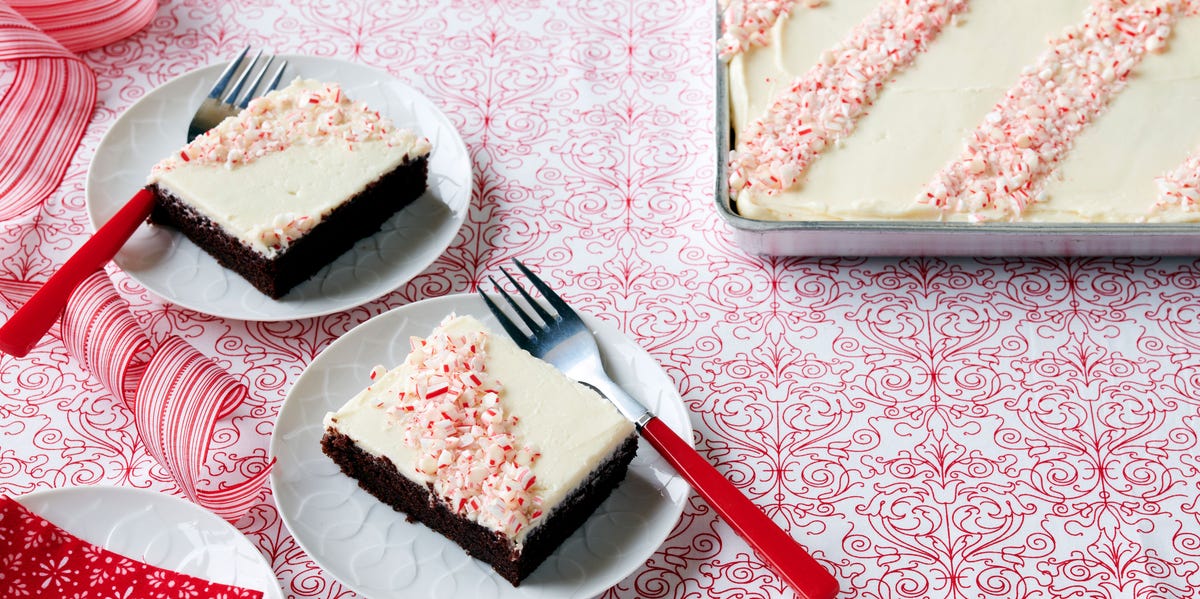 Chocolate Peppermint Sheet Cake