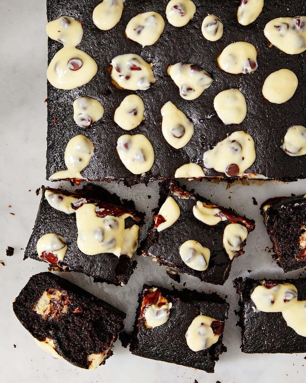 chocolate polka dot cake
