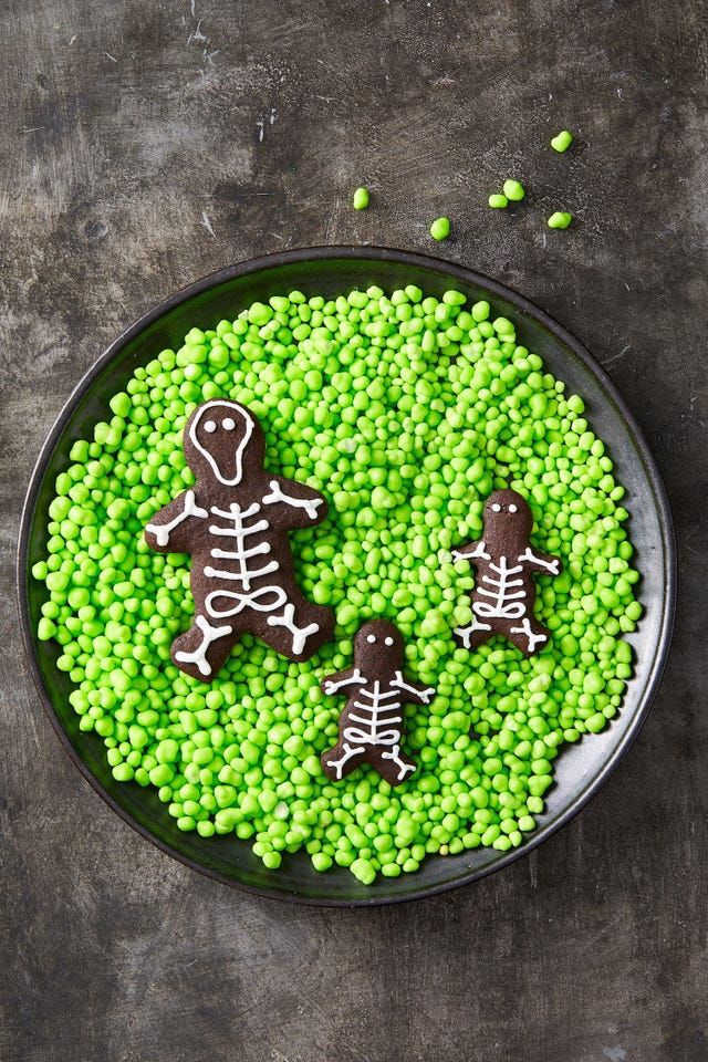Chocolate Skeleton Cookies