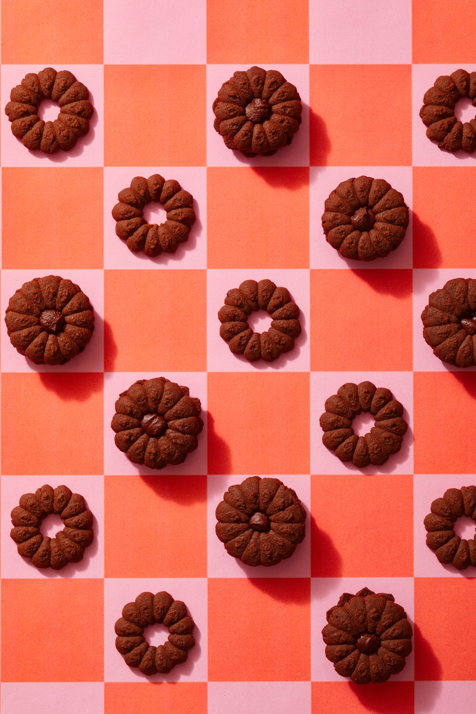 chocolate spritz sandwiches