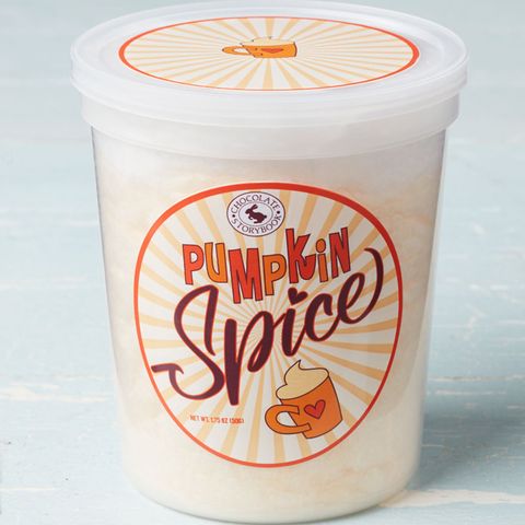 pumpkin spice cotton candy from chocolate storybook