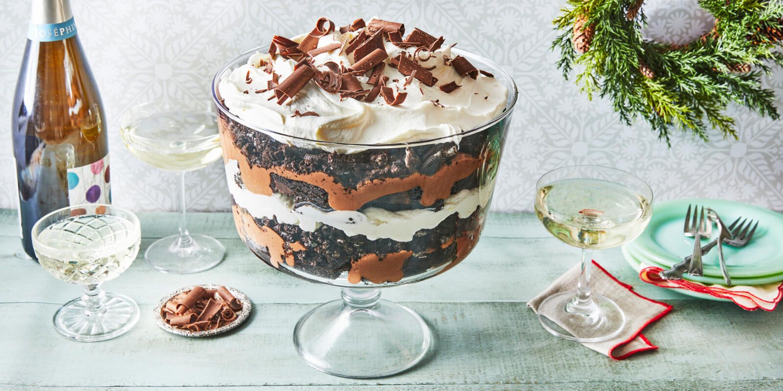 Recipes - Kahlua, Espresso and Chocolate Trifle with Candied Peanuts