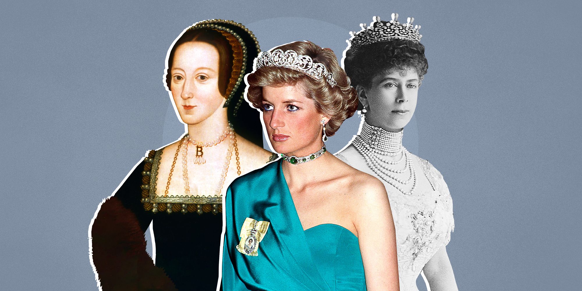 Princess Diana's Sapphire and Pearl Choker Necklace