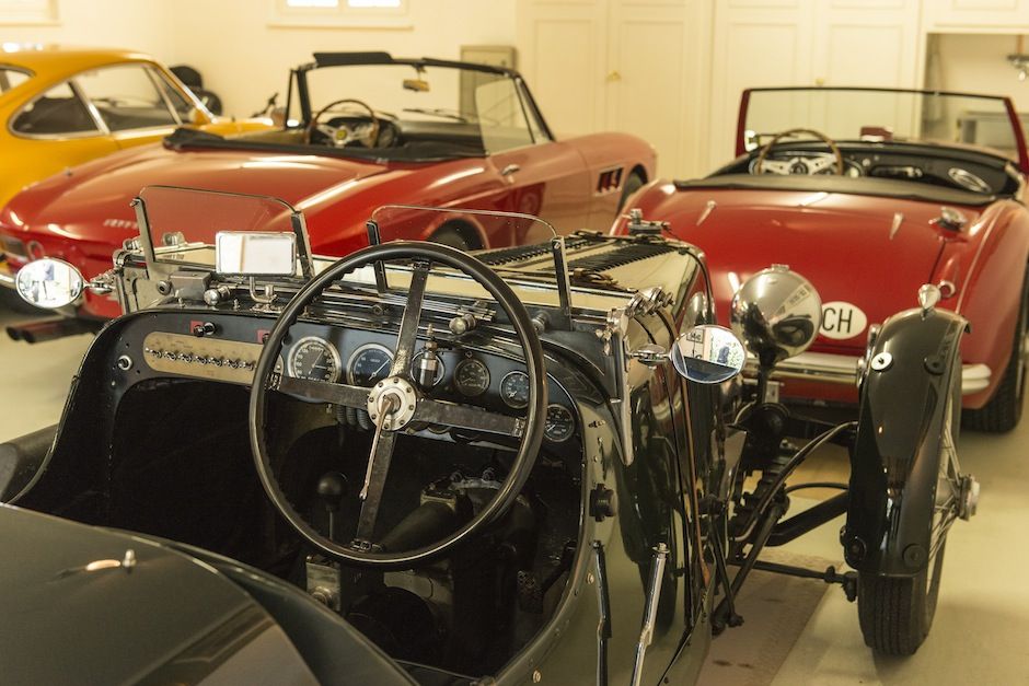 Chopard Mille Miglia inside the classic car collection that