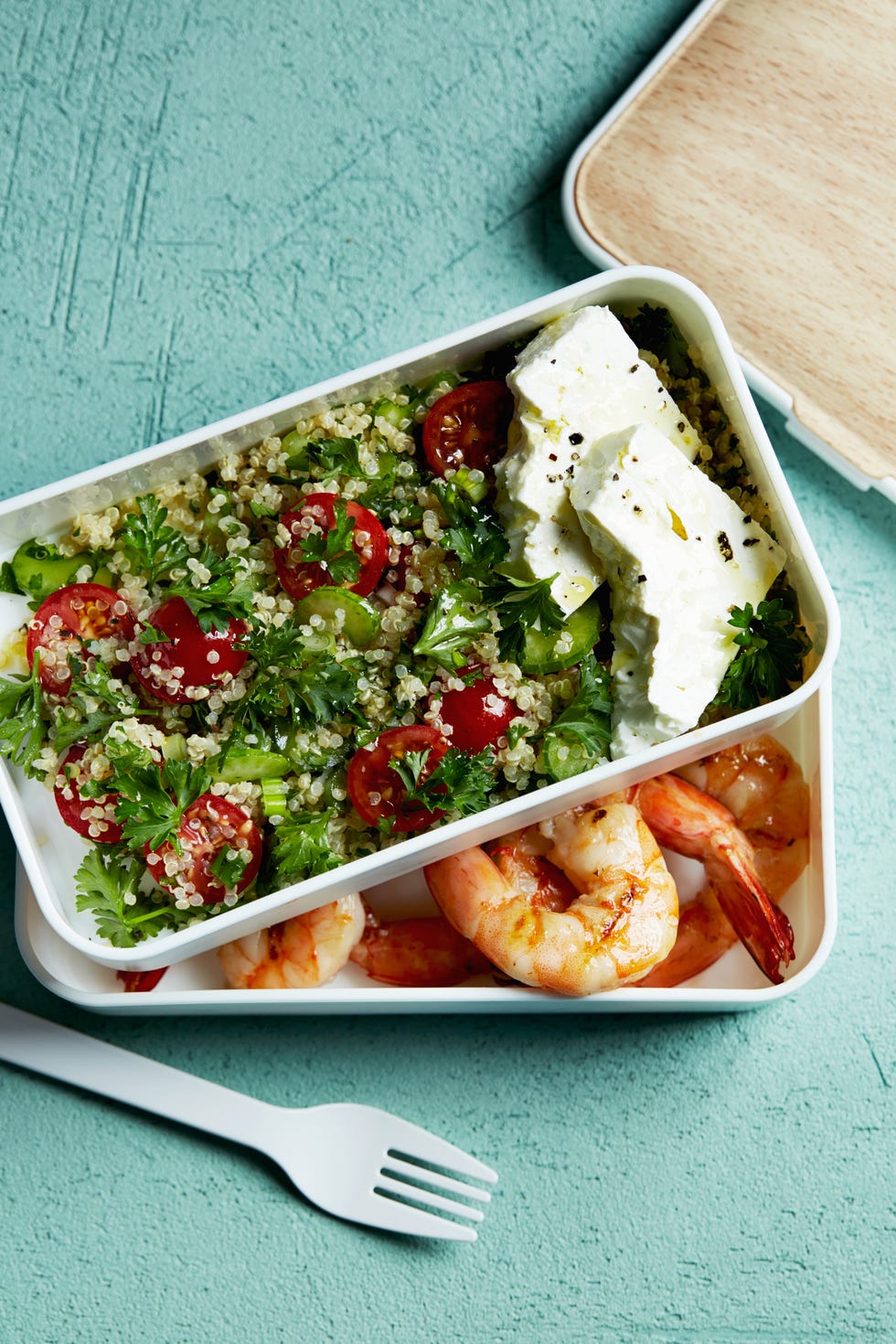 chopped parsley grain salad