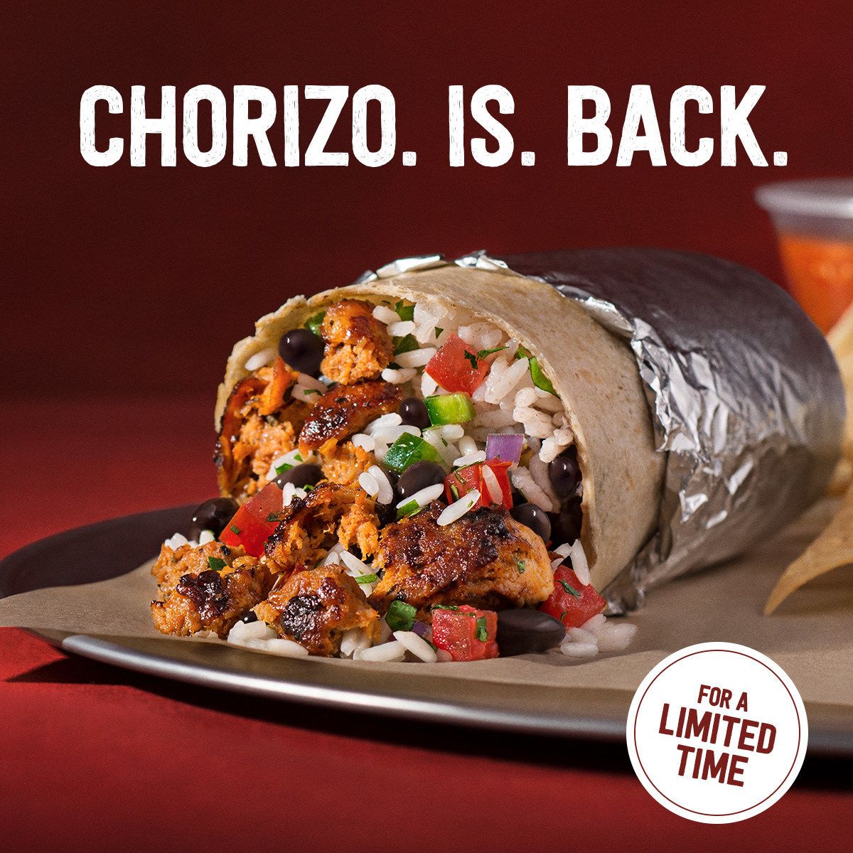 Chipotle Brought Back Chorizo, But It's Only Here For A Limited Time
