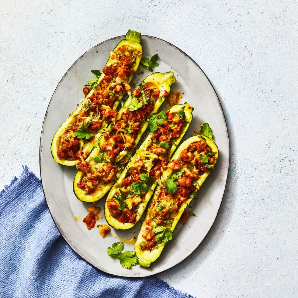 best keto diet recipes  chorizo stuffed zucchini