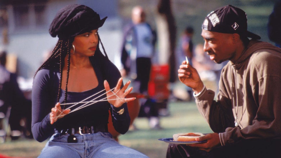 road flicks, poetic justice, janet jackson, tupac shakur