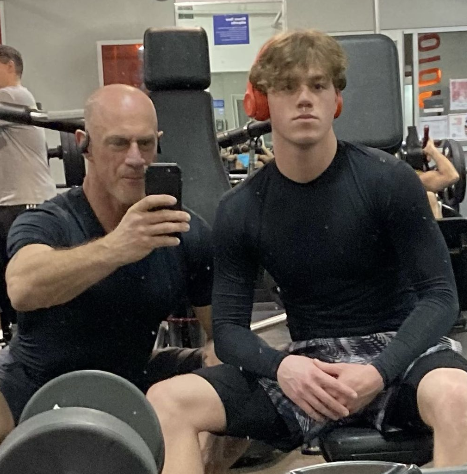 Christopher Meloni Shared Father-Son Workout Photo With Son Dante image