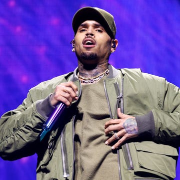 chris brown performs at the o2 arena