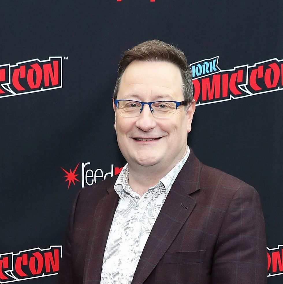 Chris Chabnall auf der New York Comic Con im Jahr 2018
