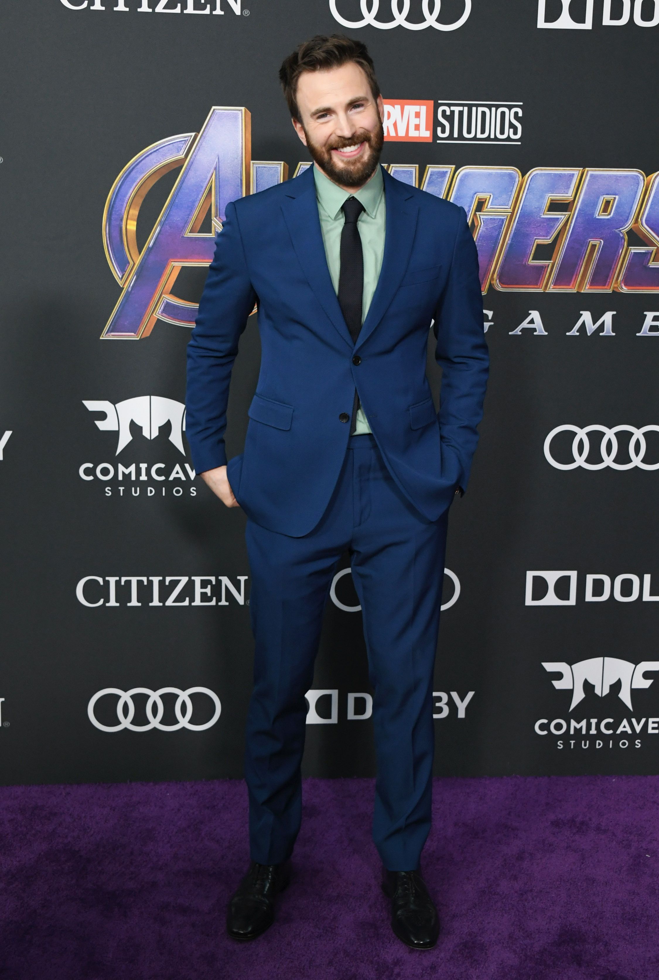 Chris evans best sale infinity war premiere