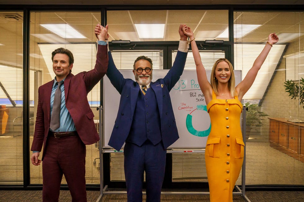 First trailer for Chris Evans and Emily Blunt’s Netflix film First trailer for Chris Evans and Emily Blunt’s Netflix film