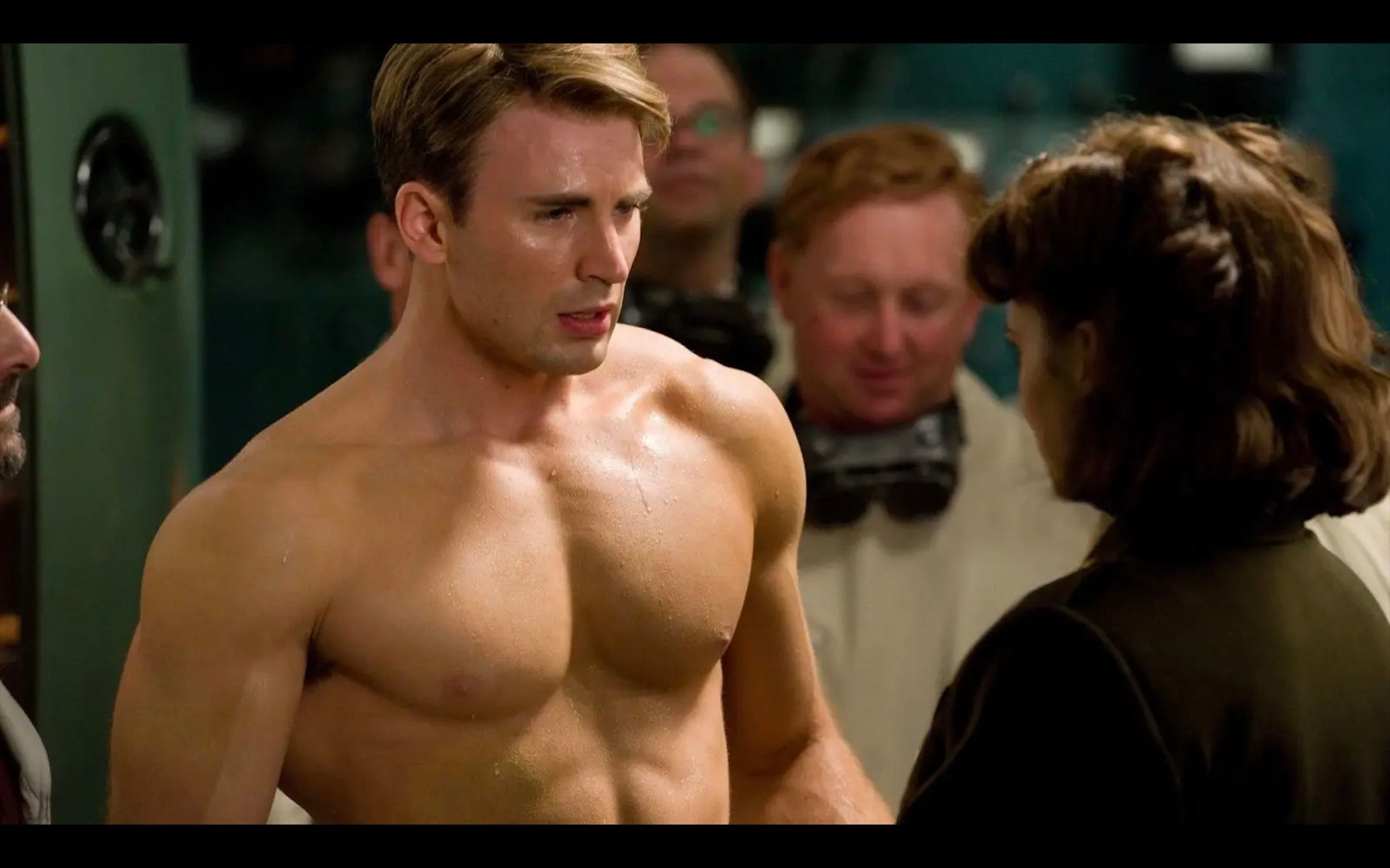 Chris Evans, mente sana cuerpo sano a tope de músculos