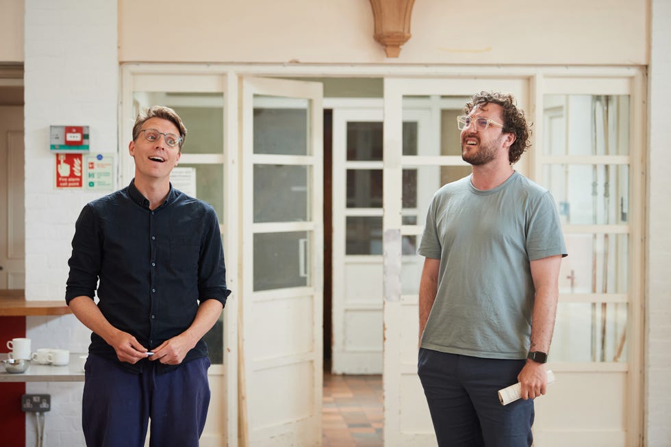 chris harper, seann walsh, art rehearsals