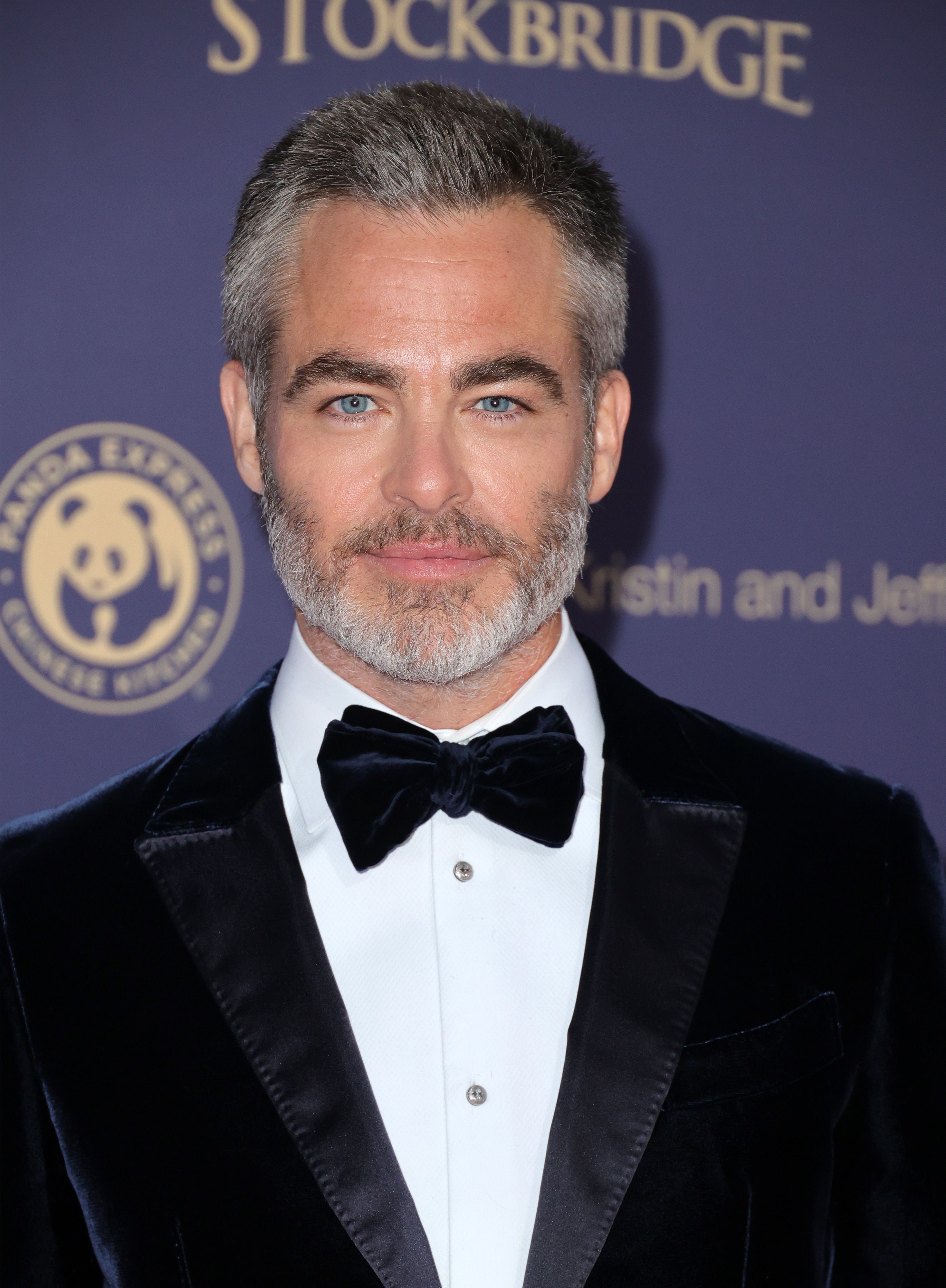 Chris Pine shaved his long hair off and is now a silver fox