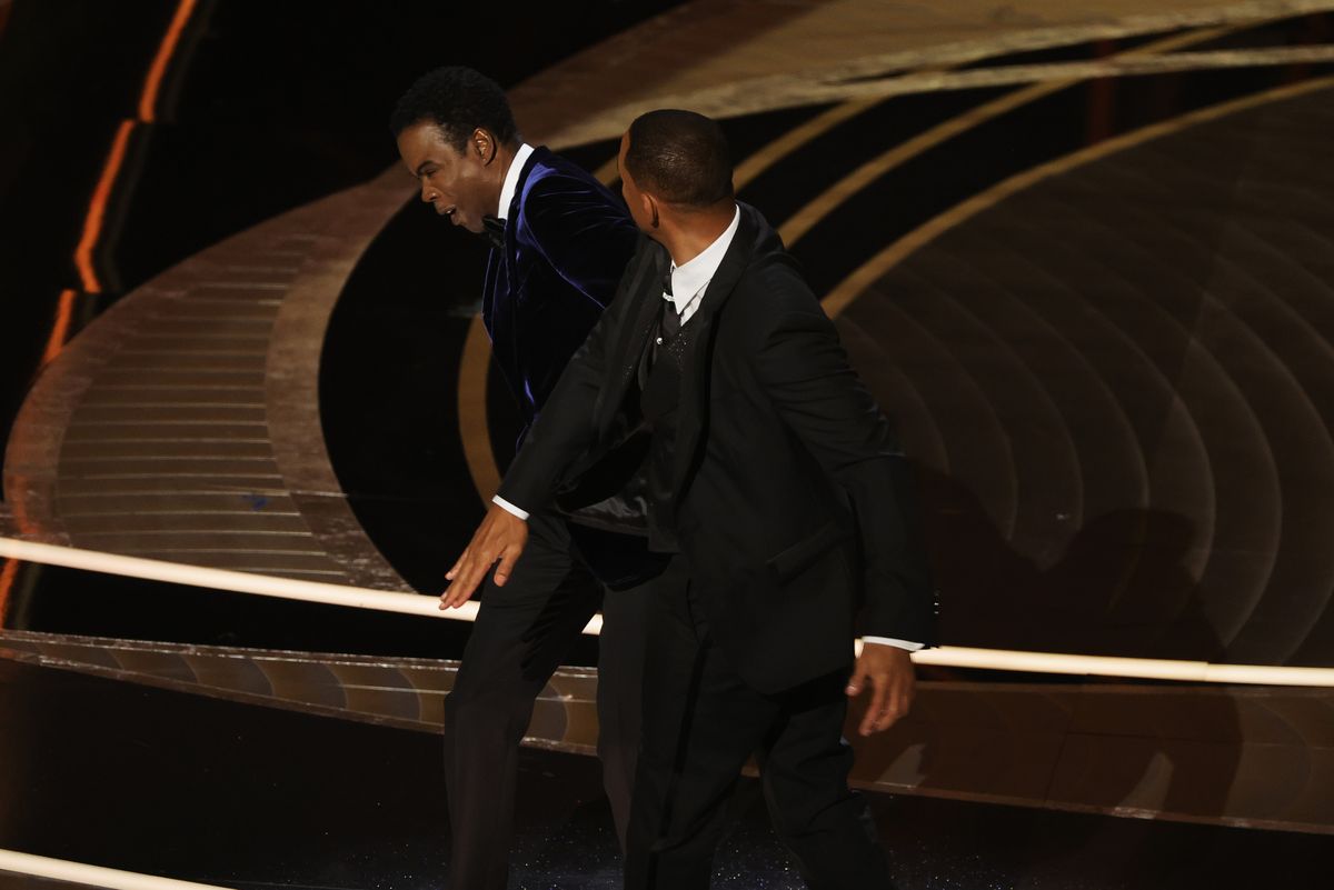 chris rock being hit by will smith