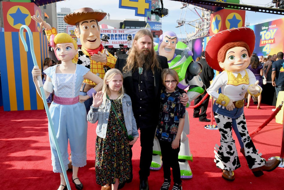 Chris Stapleton and Kids Make Rare Red Carpet Appearance at Toy Story 4 ...