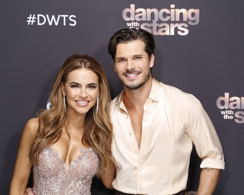 dancing with the stars   double elimination night   use your vote   as the show gets closer to its season finale, nine celebrity and pro dancer couples face double elimination as they compete for this seasons eighth week live, monday, nov 2 800 1000 pm est, on abc kelsey mcneal via getty images
chrishell stause, gleb savchenko
