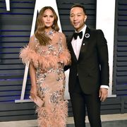 beverly hills, california   february 24 chrissy teigen and john legend attend the 2019 vanity fair oscar party at wallis annenberg center for the performing arts on february 24, 2019 in beverly hills, california photo by david crottypatrick mcmullan via getty images
