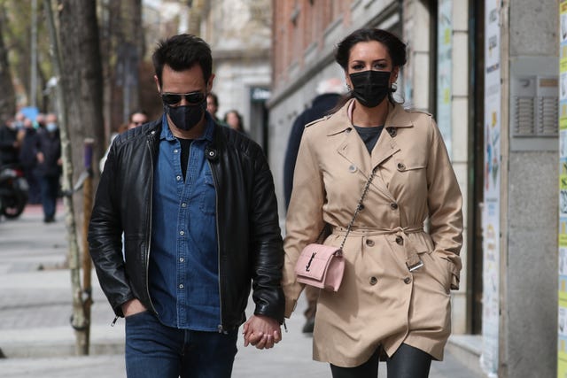 christian galvez and patricia pardo in madrid, 12 march 2022