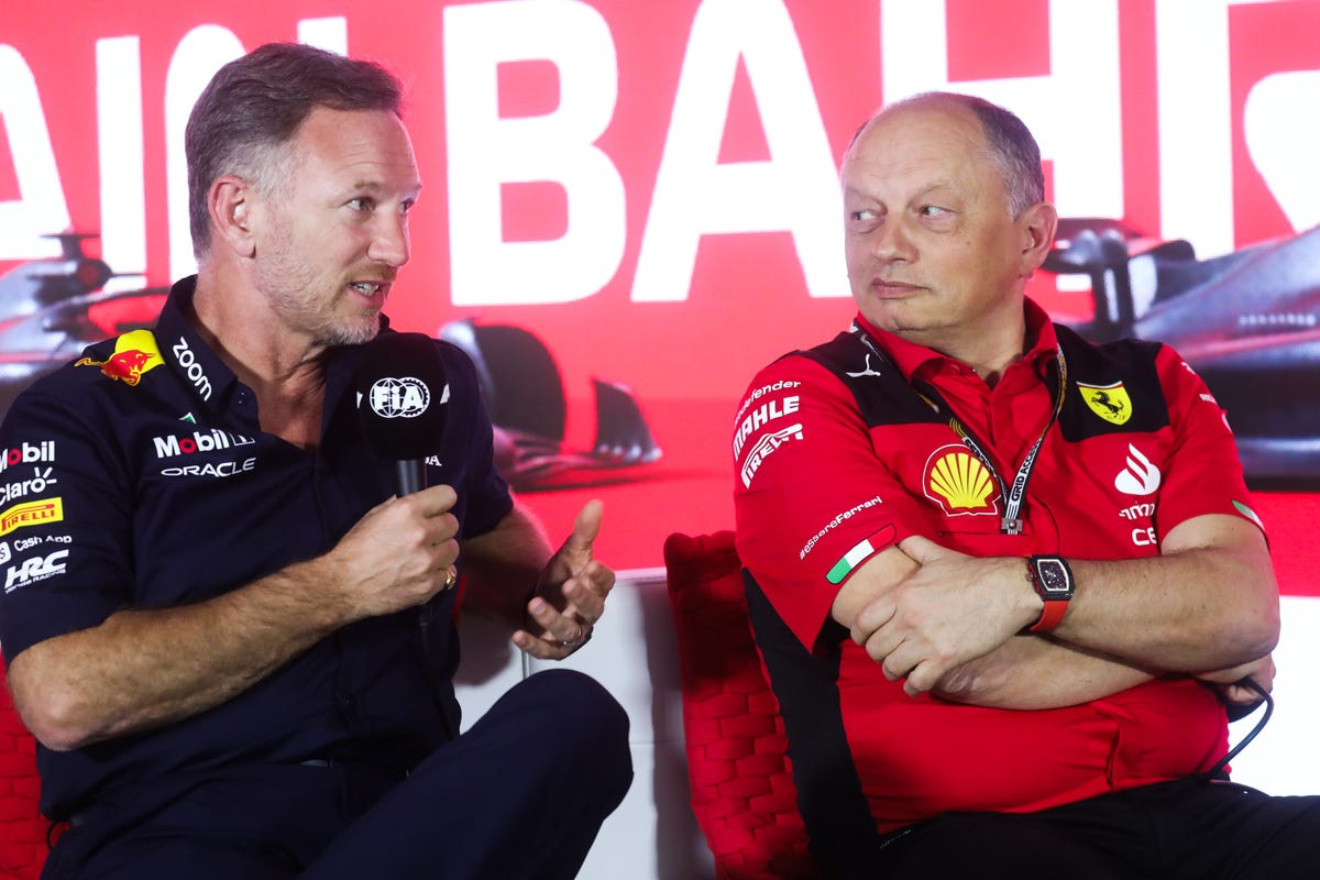 Christian Horner, Fred Vasseur, F1 bosses