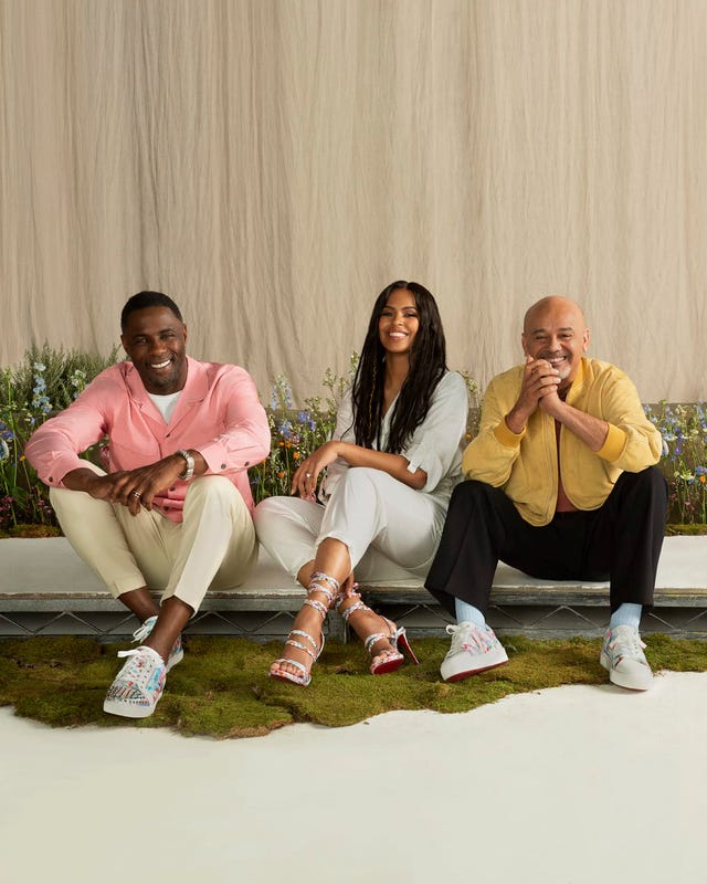 Christian Louboutin, Sabrina Elba, and Idris Elba Reinvented Red