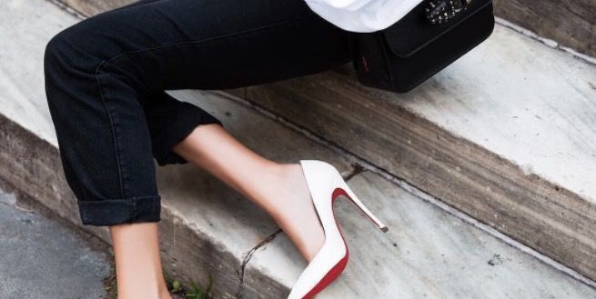 Why do Louboutin high heels have red bottoms? - Quora