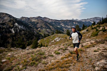 christian hampshire in little cottonwood canyon, ut on thurs sept 23, 2021photo by kim raff for runner’s world