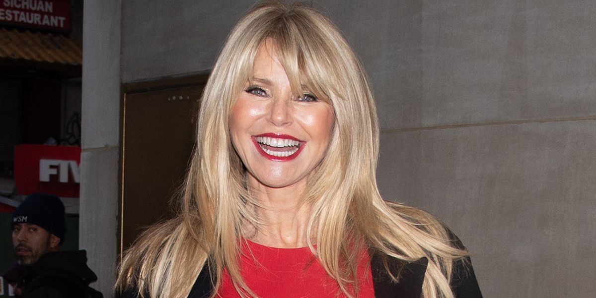 At 68, Christie Brinkley Has Mega-Sculpted Legs For Days Riding A Bike In A Red Swimsuit In An IG Photo