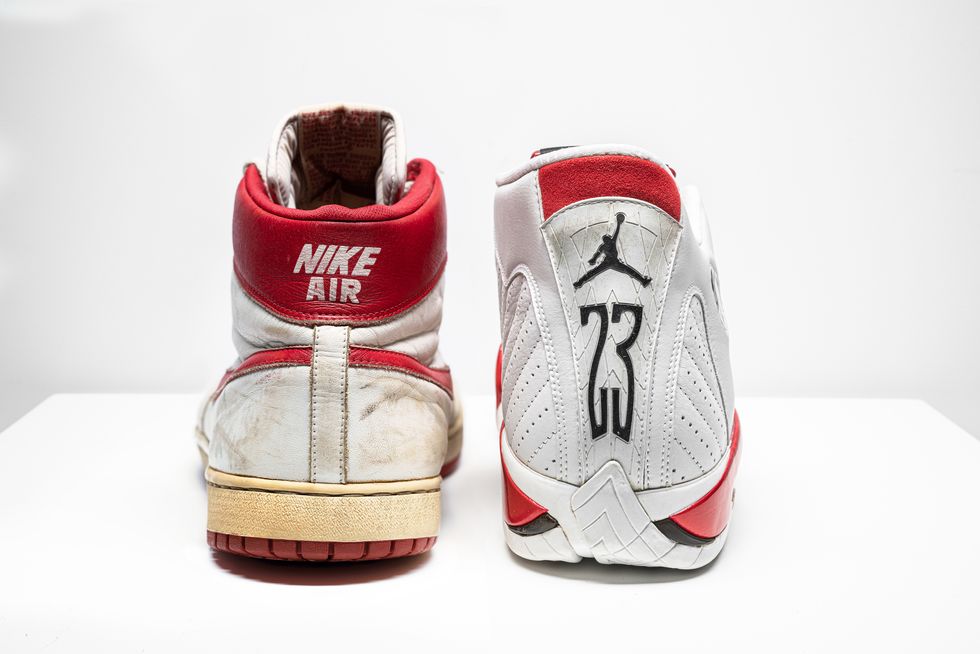 Michael Jordan's game-worn sneakers are a 'moment in time