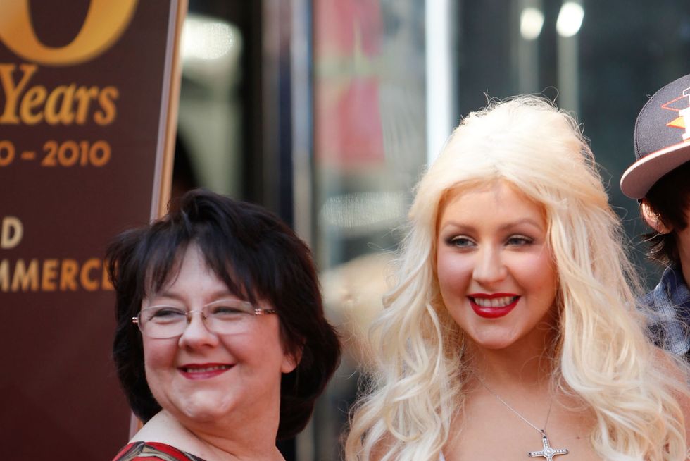 christina aguilera recieves star on the hollywood walk of fame