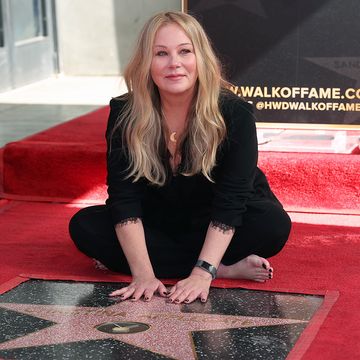 christina applegate honored with star on the hollywood walk of fame