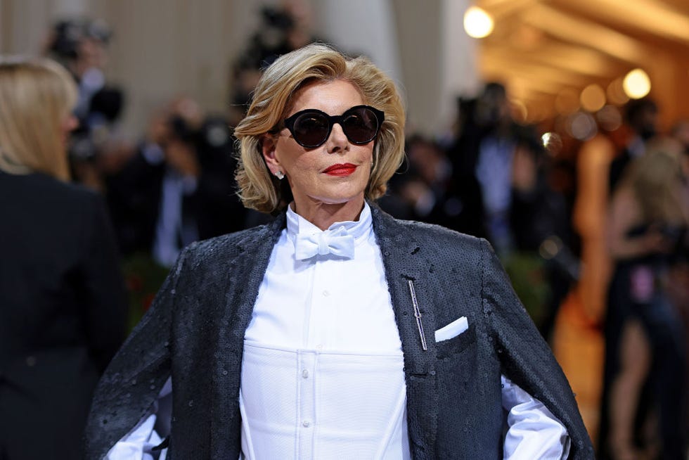 The Gilded Age Cast Including Louisa Jacobson & Christine Baranski Reunited  at the Met Gala