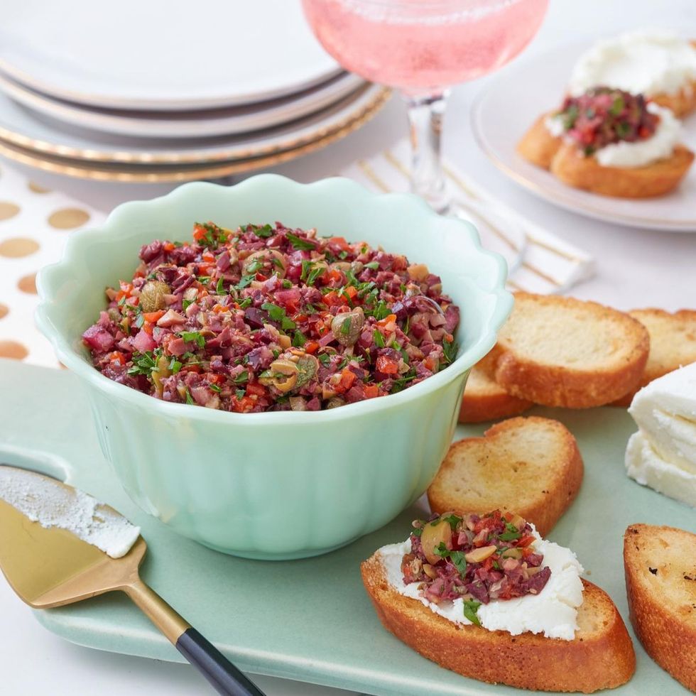 christmas appetizers olive tapenade