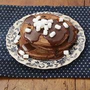 christmas breakfast ideas hot cocoa pancakes with marshmallows