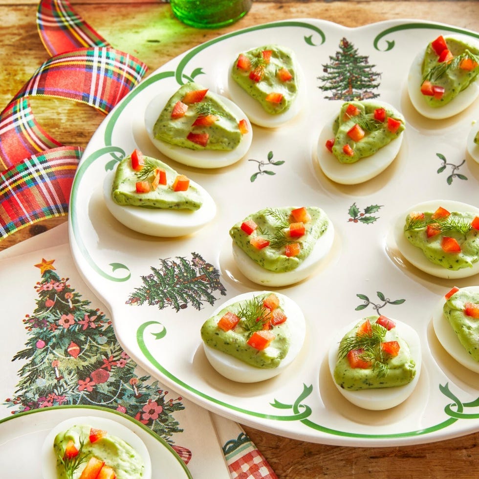 christmas breakfast deviled eggs