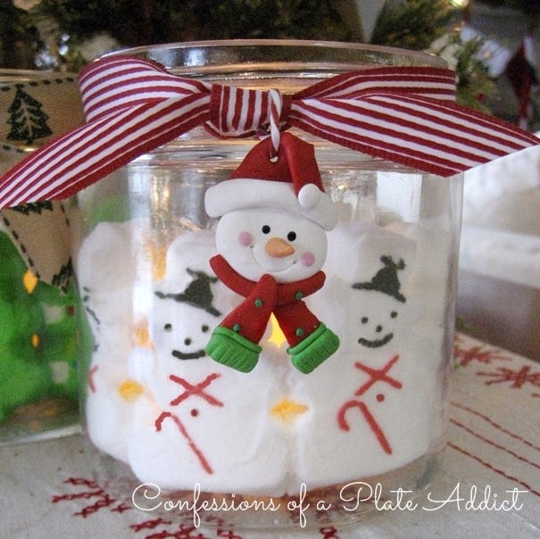 Christmas Peeps Candle