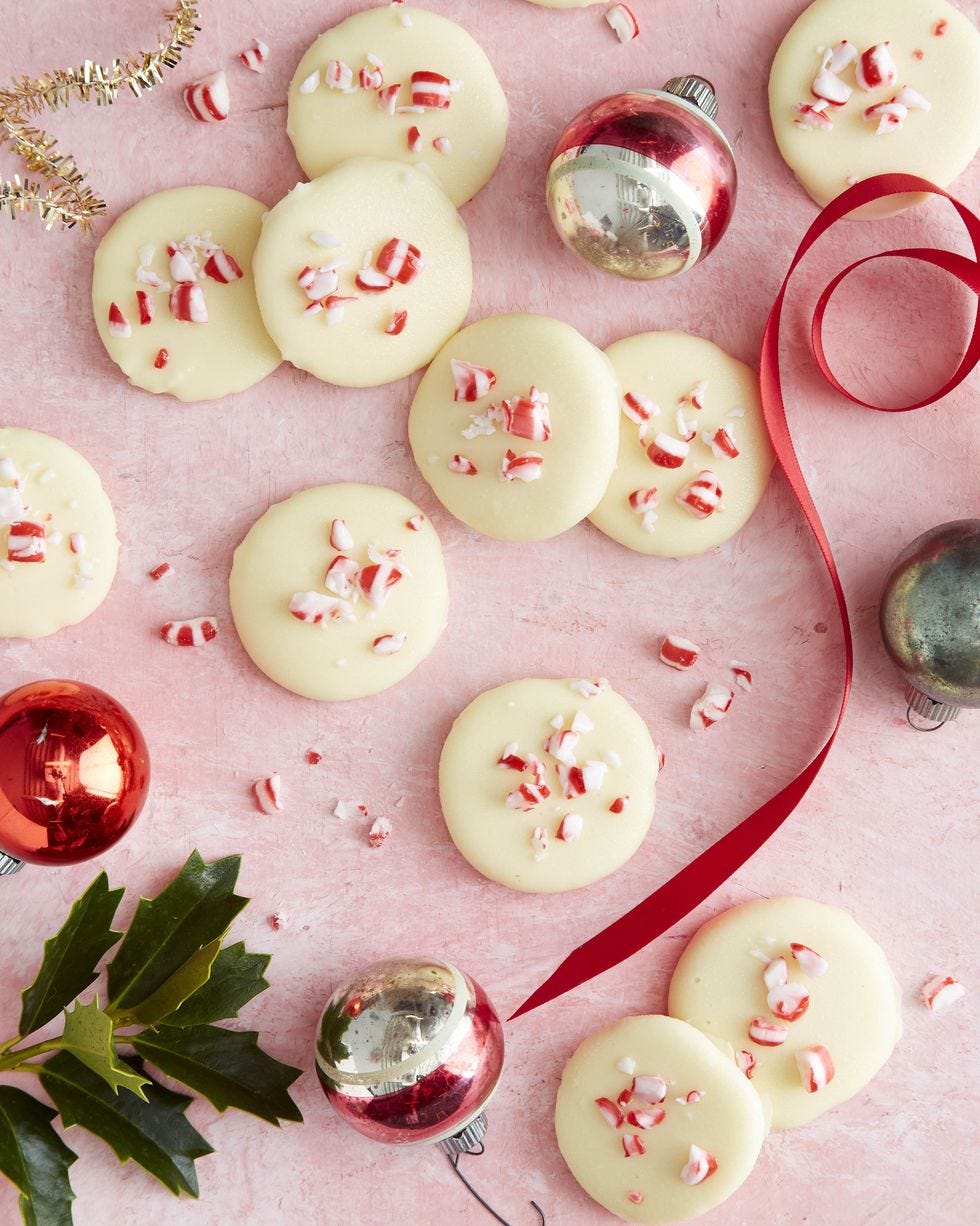 christmas candy  white chocolate peppermint patties