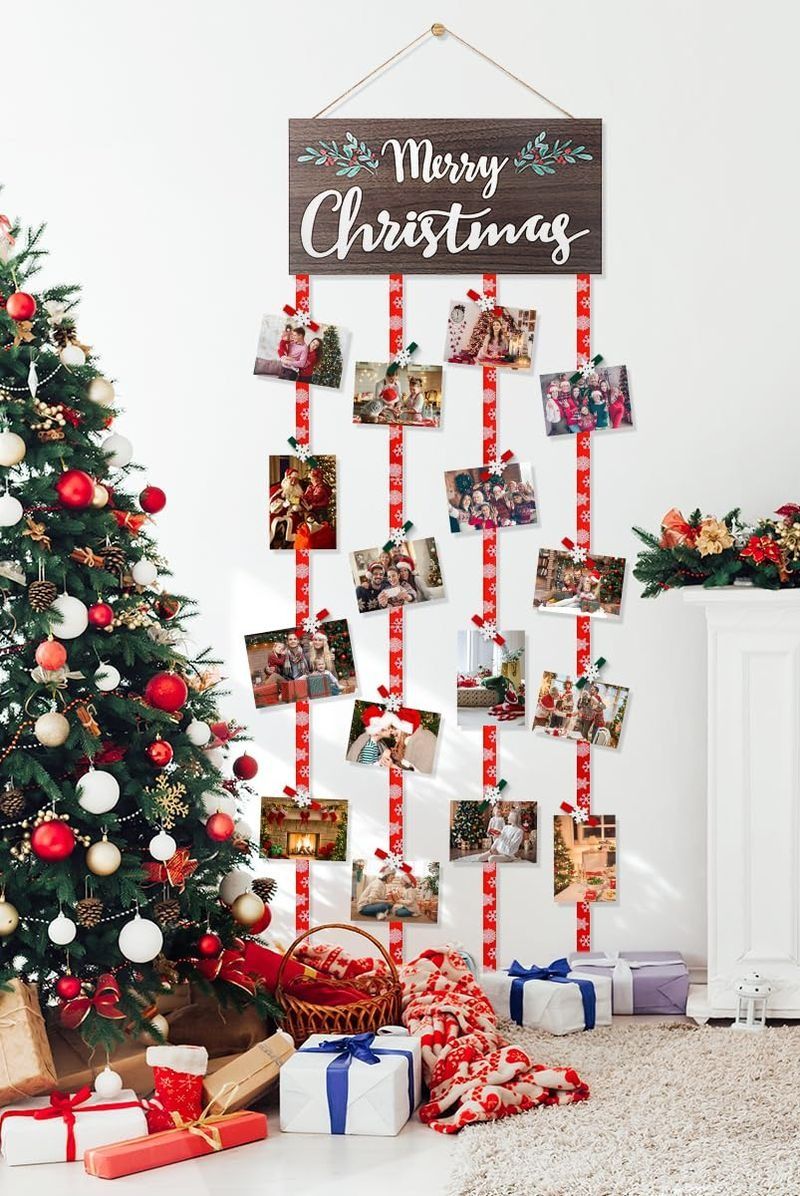 Pretty Ornaments Budget Christmas Card - Budget Holiday Cards