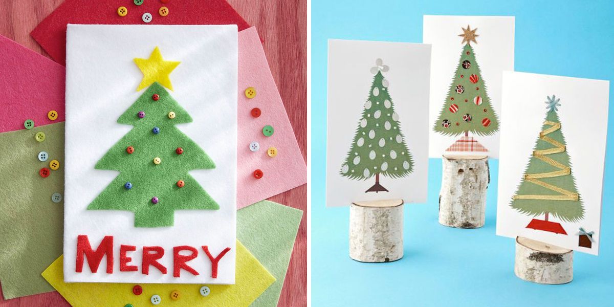 22 Christmas Card Ideas to DIY - Easy Homemade Christmas cards