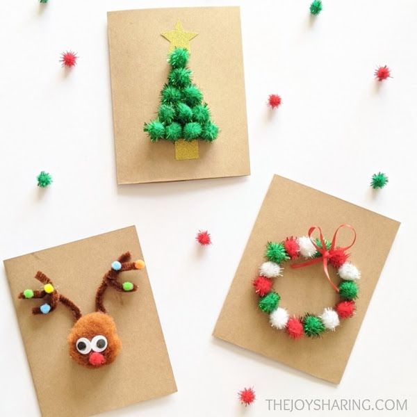 how to make christmas cards step by step