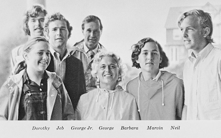 Former President George Bush and Family