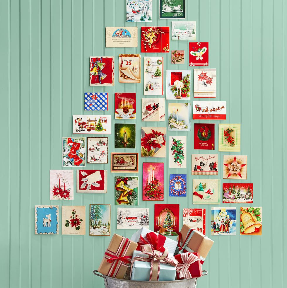 christmas crafts holiday card tree