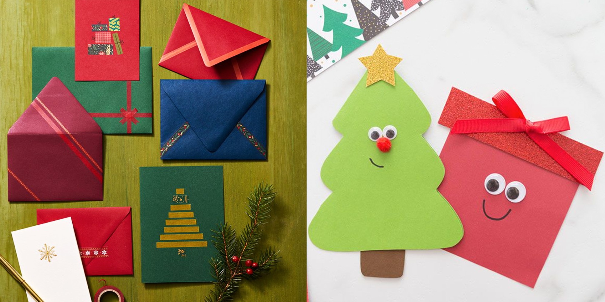 17 free printable Christmas cards to print, color, fold & give!, at