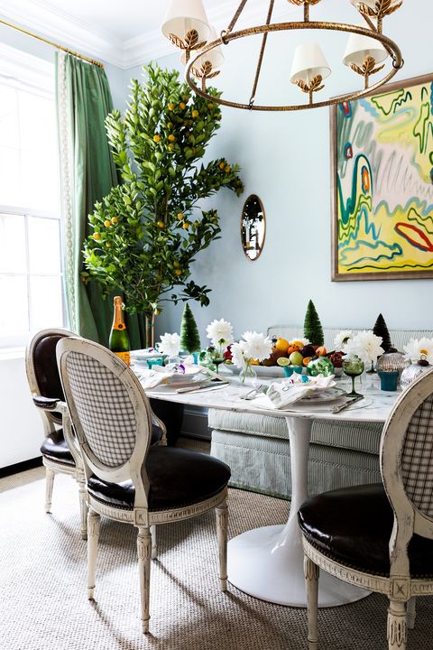 room, dining room, furniture, green, interior design, table, turquoise, home, house, building,