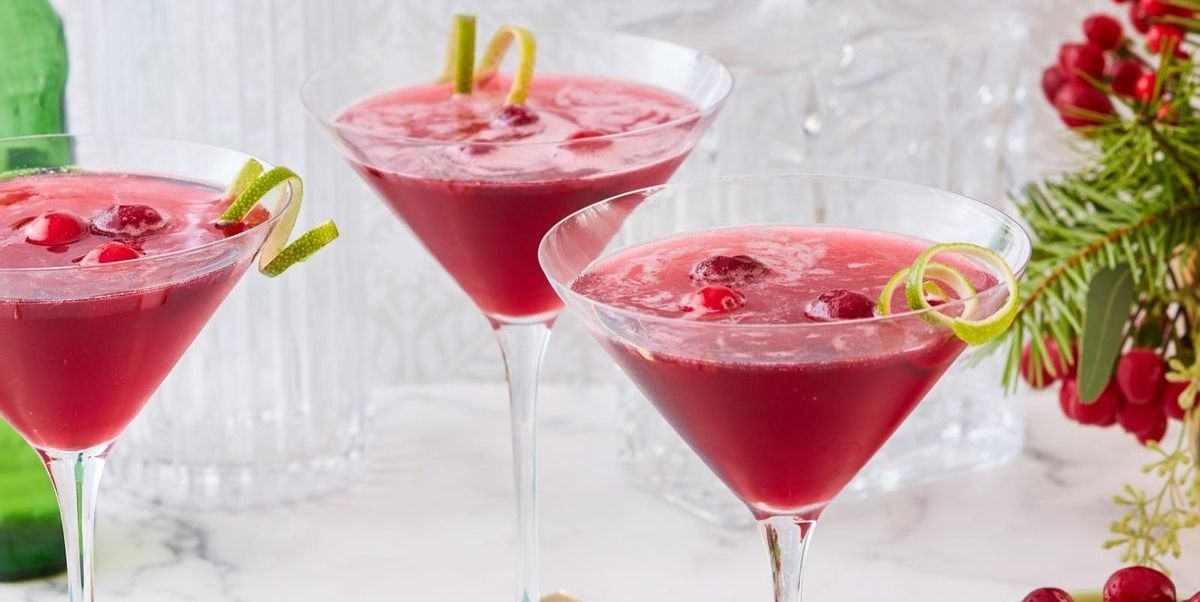 christmas cocktails cranberry martini