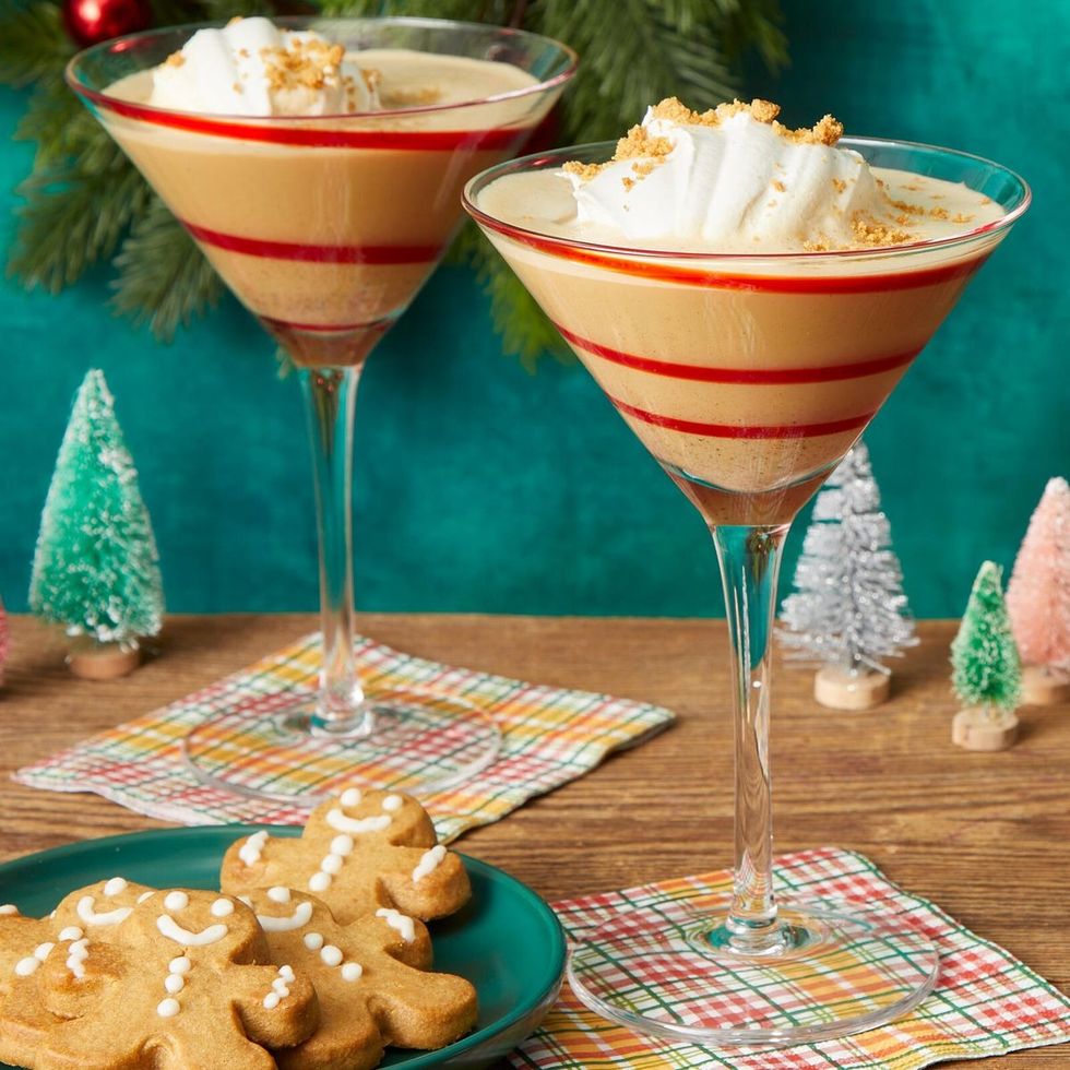 christmas cocktails gingerbread martini