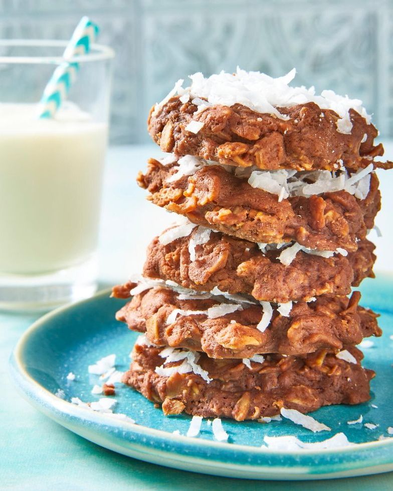 no bake chocolate oatmeal cookies with coconut